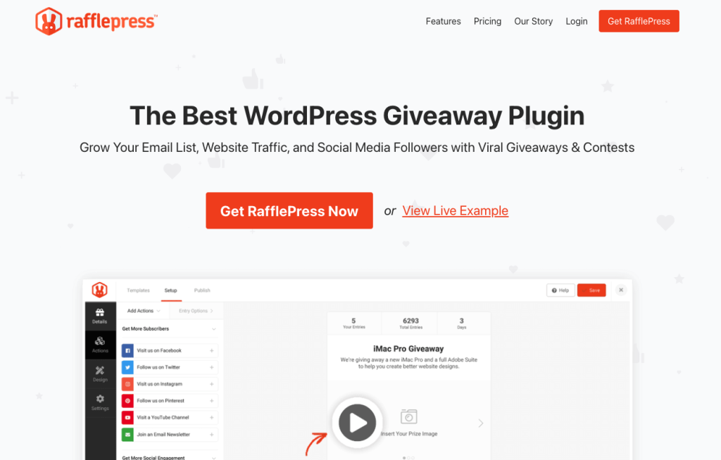 Best WordPress giveaway plugin